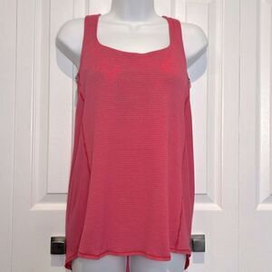 Lululemon Pink Wild Tank‎ Heathered Bon Bon So Fly Butterfly Angel Wing Size 8